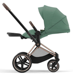 Коляска Cybex Priam IV Rosegold complete Cloud G Ocean Blue Plus Base G 3 в 1 Leaf Green