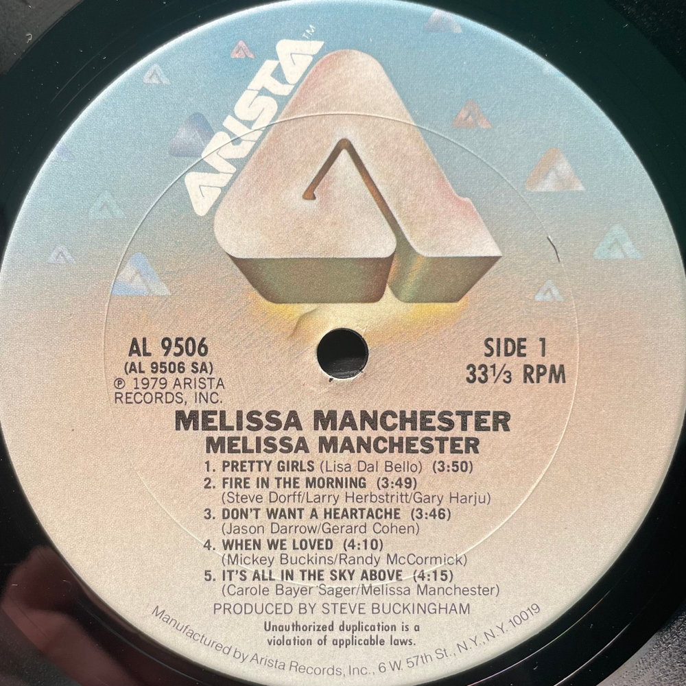 Melissa Manchester ‎– Melissa Manchester (США 1979г.)