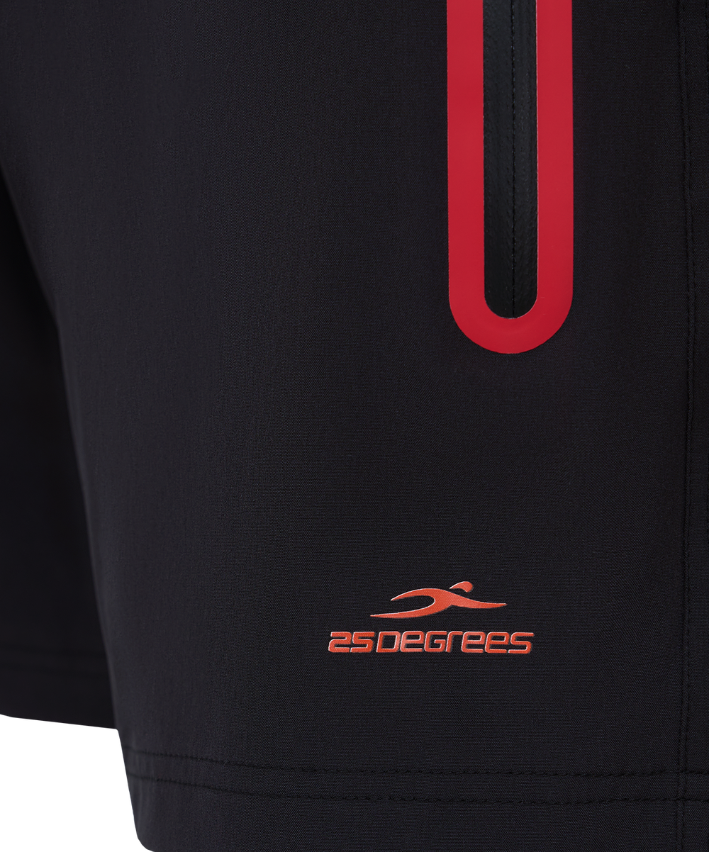 Шорты для плавания Splash Black/Red, полиэстер