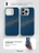 Чехол накладка iPhone 15 Pro Max 6.7" Gurdini Carbon Design (Magsafe &amp; Lense holder) Galaxy Blue