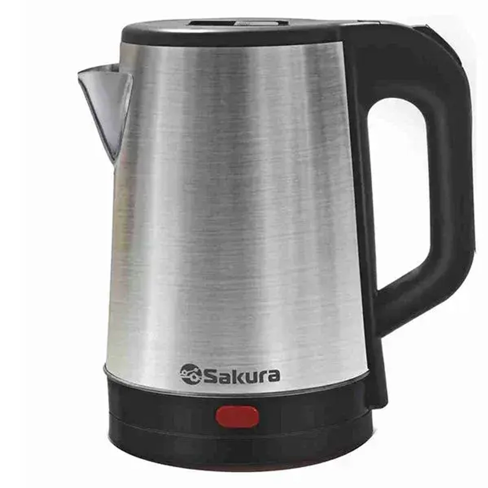 Чайник электр SA-2167BK (1.8) нерж+черн д
