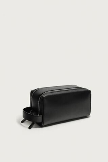 ZARA ОДНОТОННЫЙ НЕСЕССЕР, ЧЕРНЫЙ