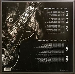 Tommy Bolin / Teaser (40th Anniversary Edition)(Limited Edition)(3LP+2CD)