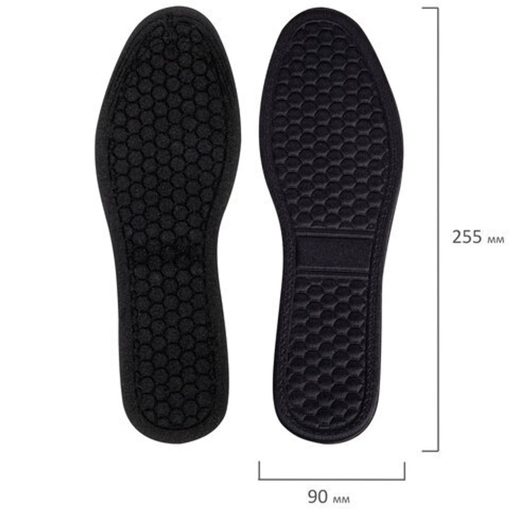 Стельки для обуви с МАССАЖНЫМ ЭФФЕТОМ, материал HI-POLY, размер RU 34-39 / EU 35-40, с линиями выреза, SHEGRA (ШЕГРА), 700754