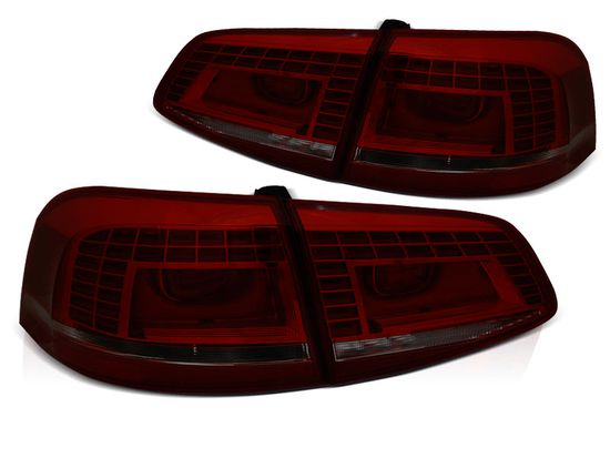 Задние фонари RED SMOKE LED для VW Passat B7 avant