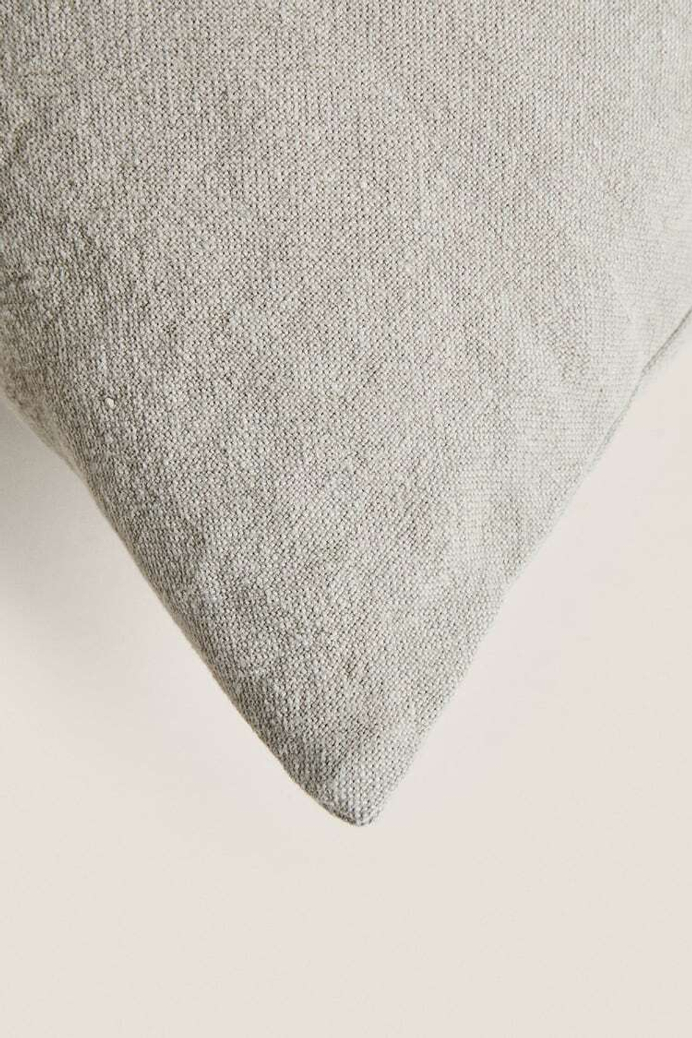 ZARA HOME ЛЬНЯНОЙ ЧЕХОЛ ДЛЯ ДЕКОРАТИВНОЙ ПОДУШКИ XXL, СВЕТЛО-ЗЕЛЕНЫЙ