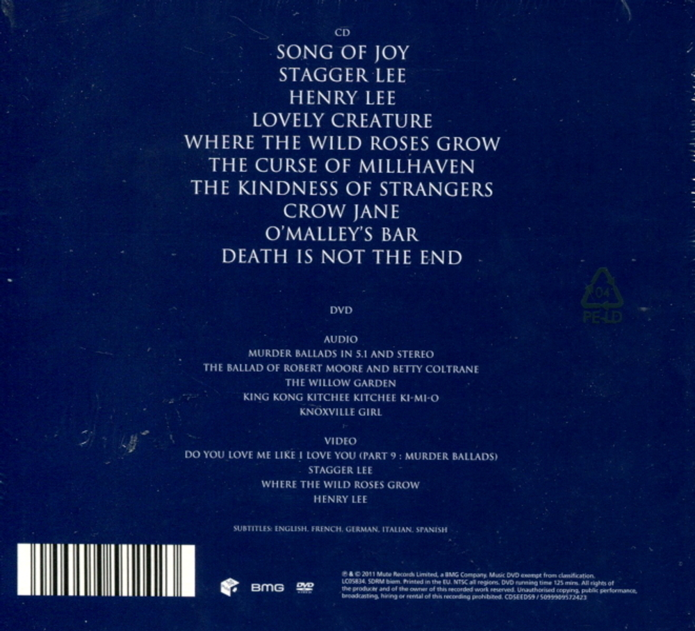 Nick Cave & The Bad Seeds / Murder Ballads (Collectors Edition)(CD+DVD)