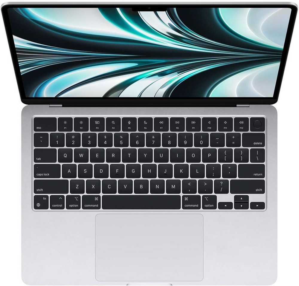 Ноутбук Apple MacBook Air A2681, 13.6", IPS, Apple M2 8 core 8ГБ, 256ГБ SSD, Mac OS, MLXY3ZP/A, серебристый