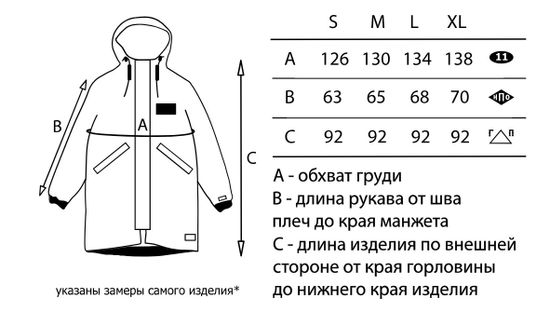 Куртка НПОГП зимняя парка Visual Vandal-M (серый черн.мех)