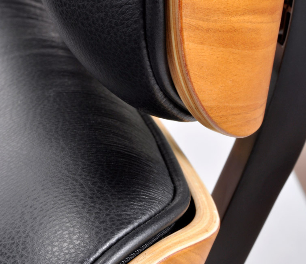 кресло eames lounge ( кожа) (by Steel Arts)