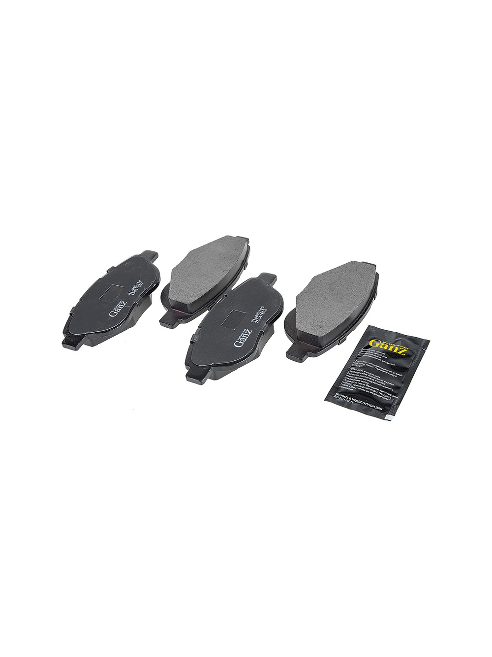 Колодки передние PRO-Line Ceramic CITROEN C4/BERLINGO/FIAT DOBLO/PEUGEOT 37 GANZ GIJ09019C