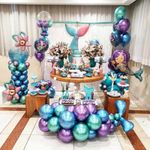 Шар (12"/30 см) Фиолетовый, хром 50 шт.