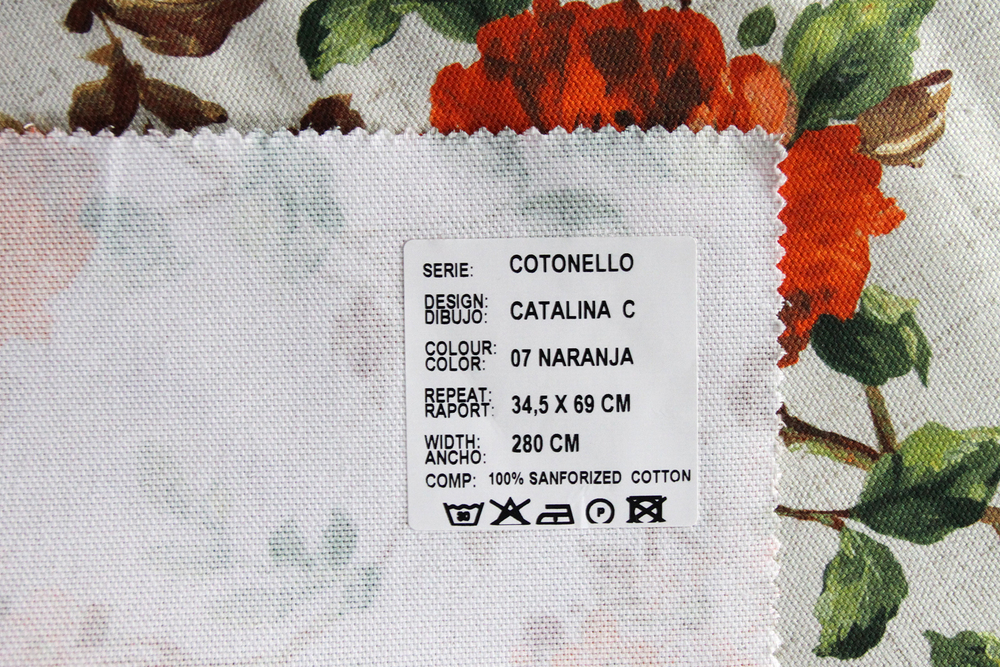 Рогожка Cotonello Catalina (Котонелло Каталина) C 07 naranja