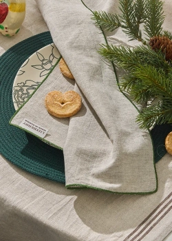 Сервировочная салфетка Luxberry Linen Зеленый
