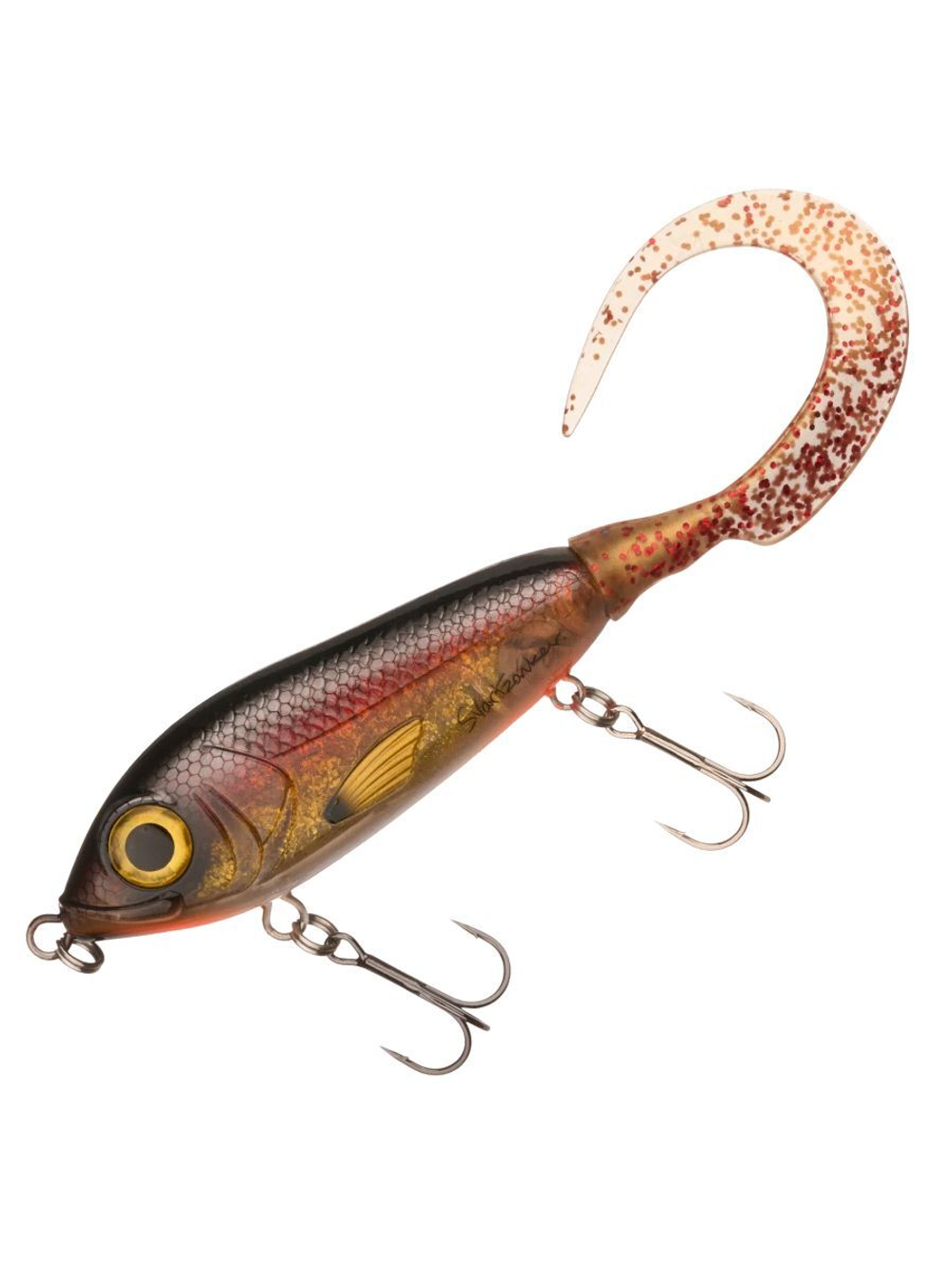Воблер Abu Garcia Svartzonker McMy Tail 200, Fire Carp Flash, 200 мм, 83 г, тонущий, джеркбейт