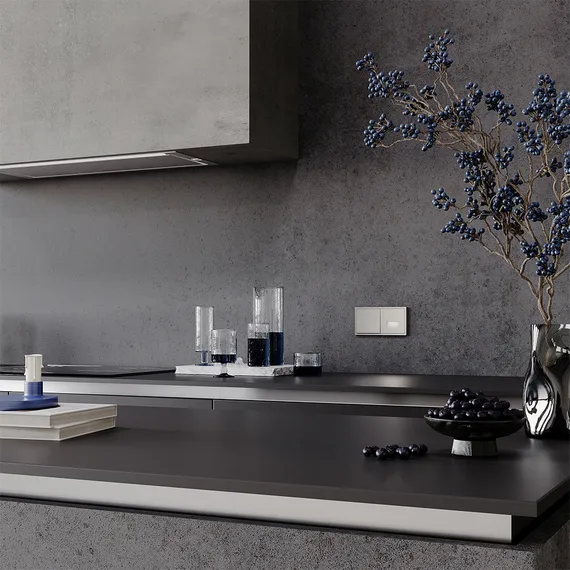 Выключатель одноклавишный Voltum S70 Кашемир VLS010103