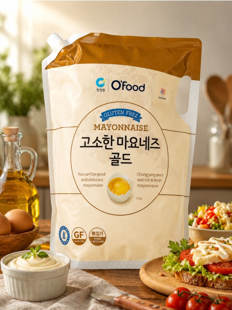 Майонез Daesang Mayonnaise Пикантный 3,2 кг x 2 шт