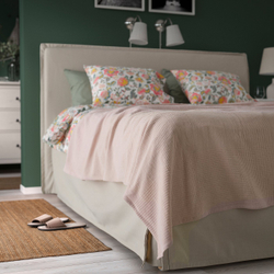 IKEA INDIRA  (ИКЕА ИНДИРА)  -  Покрывало - светло-розовое 230x250 см
