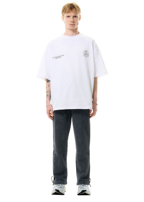 Штаны Temple Deconstruction Stone Wash Pants серые