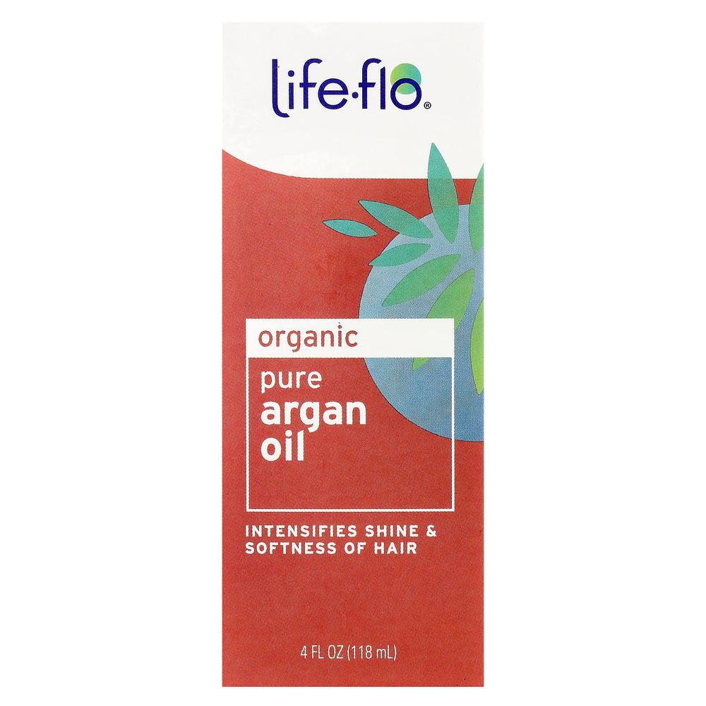 Life-flo, Органическое чистое аргановое масло, 118 мл (4 жидк. Унции)