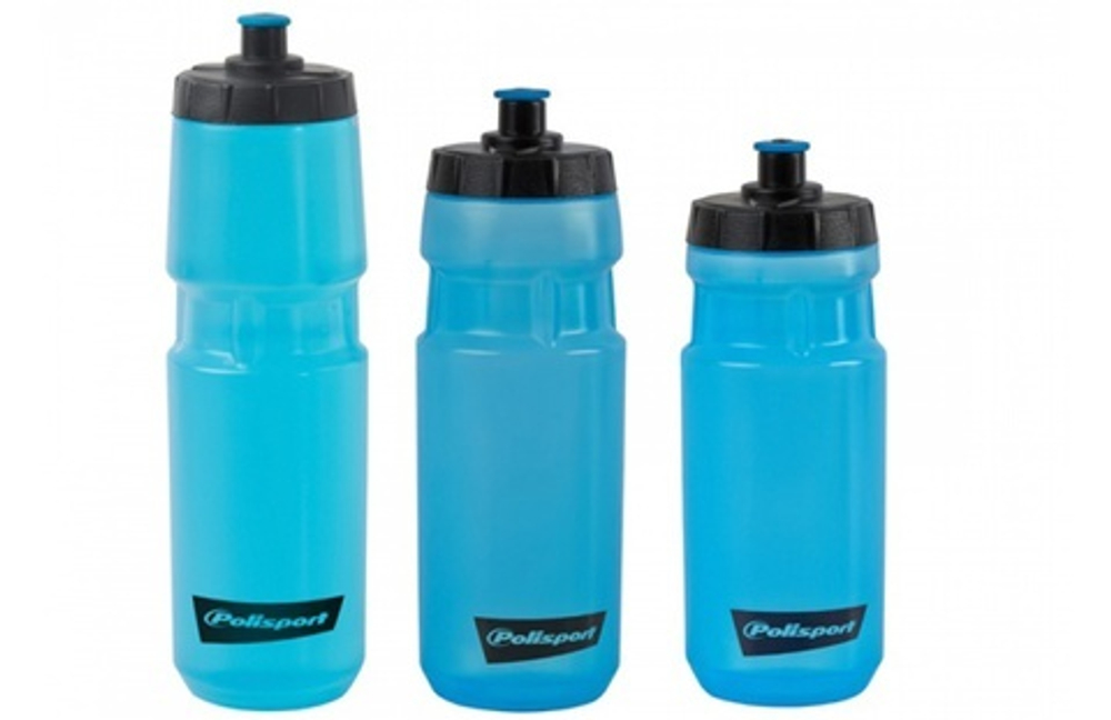 Фляга Polisport 550 ml "COLOURS" CLEAR BLUE / BLACK