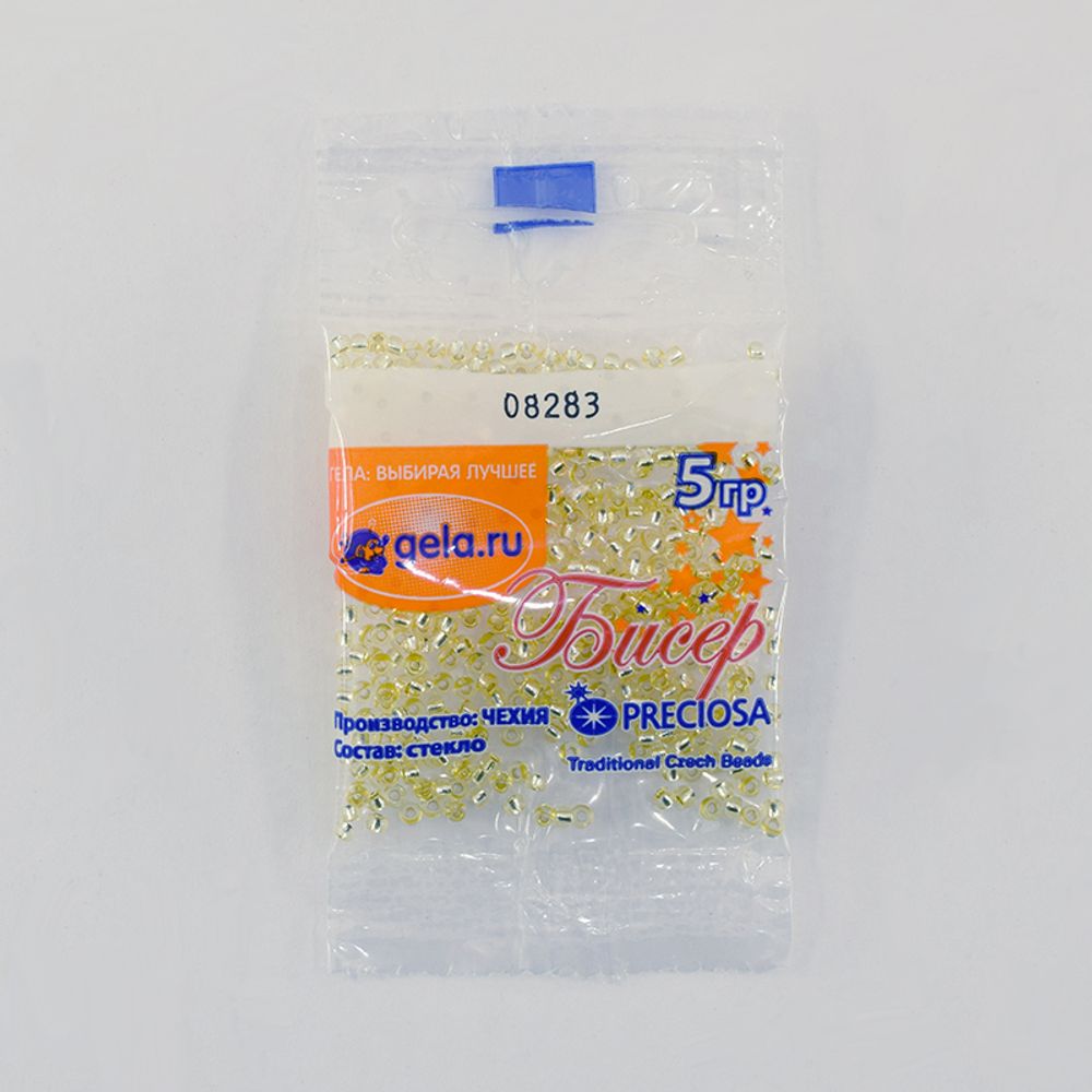 Бисер Preciosa 10/0, 50 г (10 шт по 5 г), цв.08283