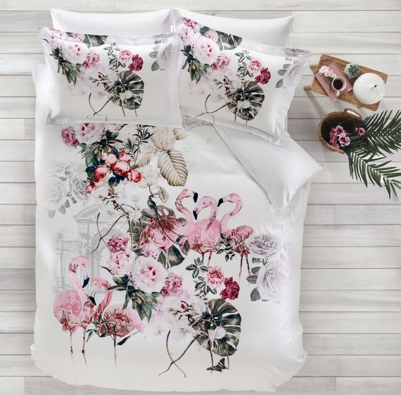 Постельное белье  FLAMINGO deluxe  TIVOLYO HOME Турция