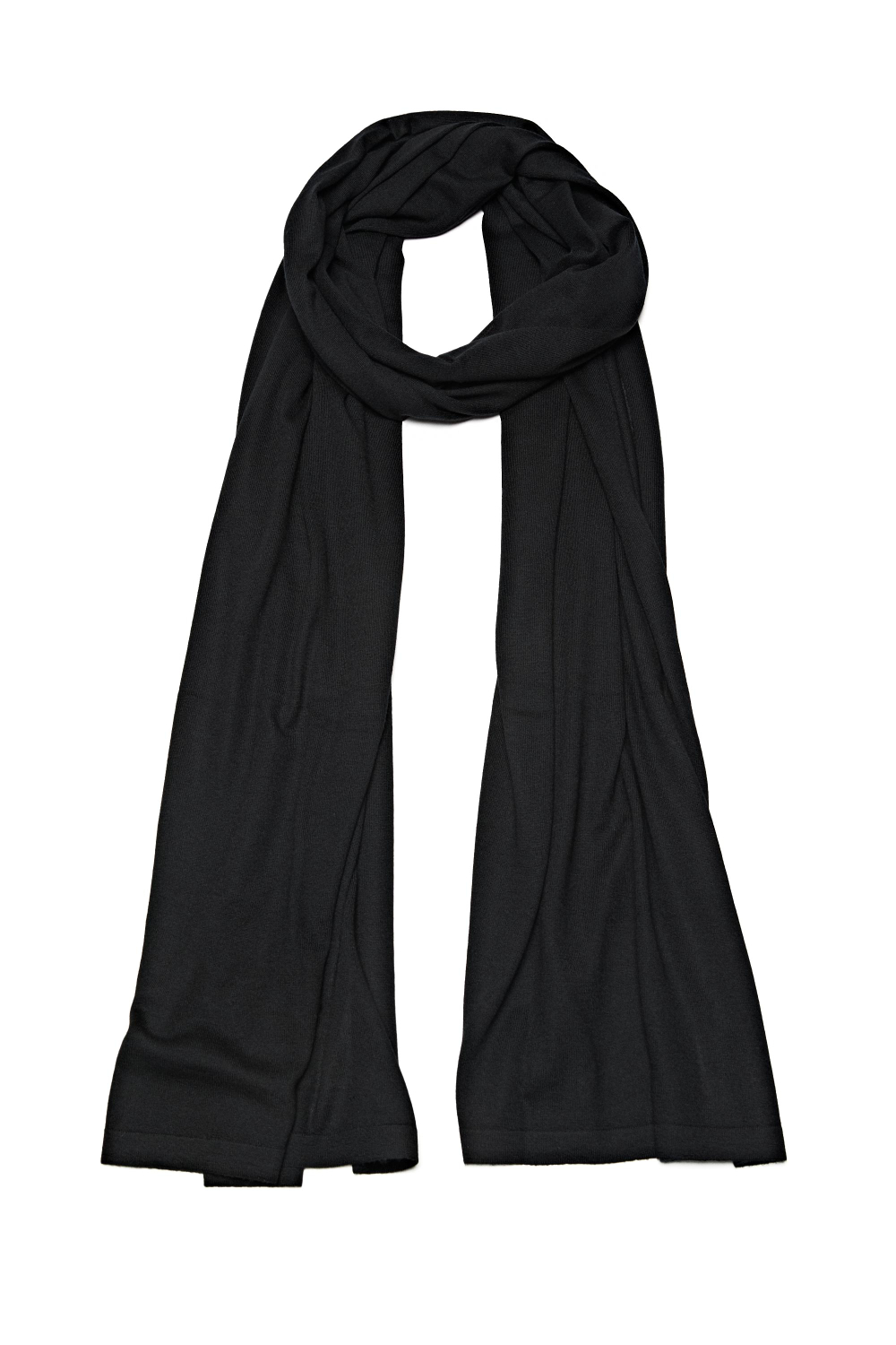 Massimo Dutti Шарф из 100% кашемира - Limited Edition, черный
