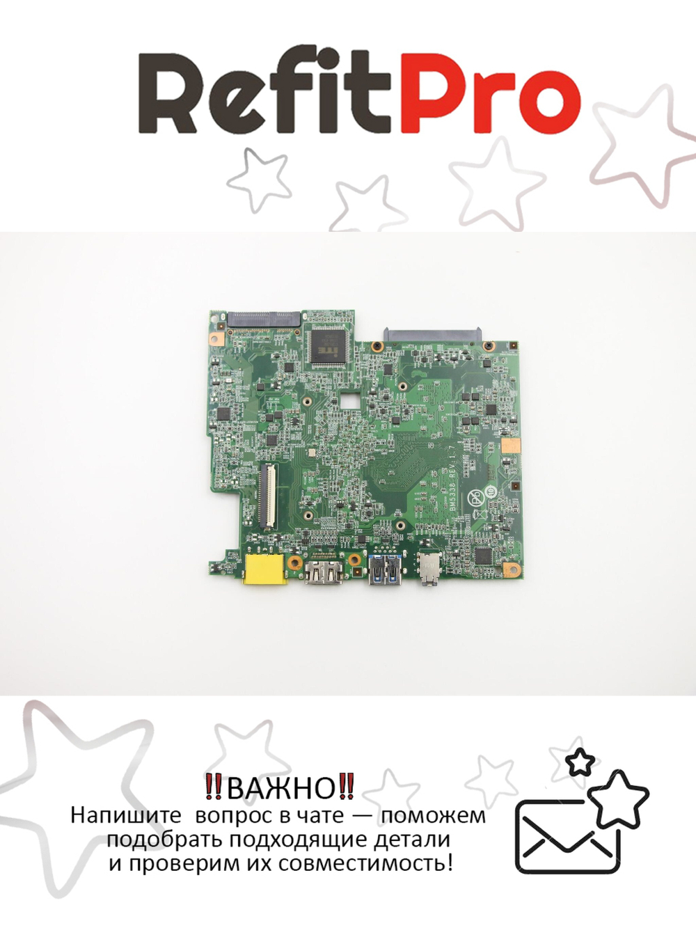 Материнская плата для ноутбука Lenovo FLEX10 W8P Cel-N2807 4G (5B20G39163), оригинал