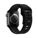 Сменный браслет силиконовый Hoco WA27 для Apple Watch 42-44-45-49мм чёрный