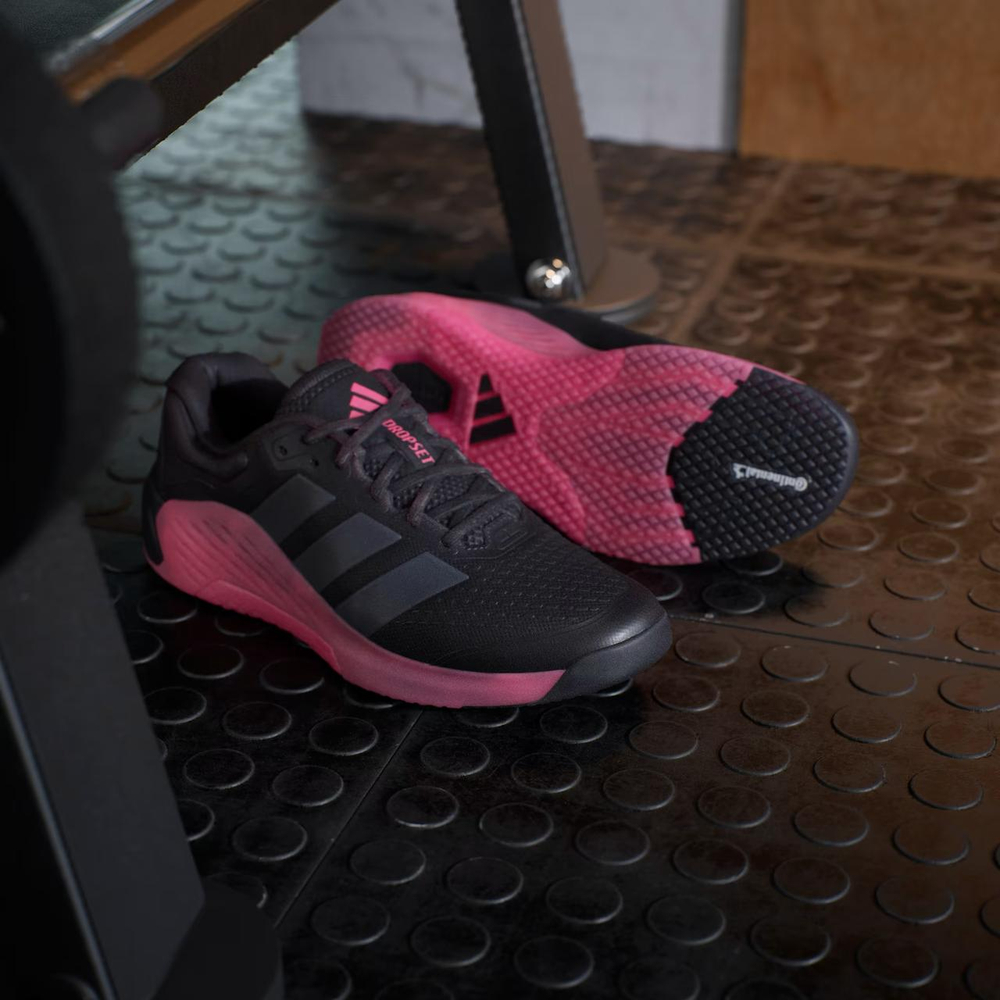 Кроссовки adidas Dropset 4 (Черно-Розовые)