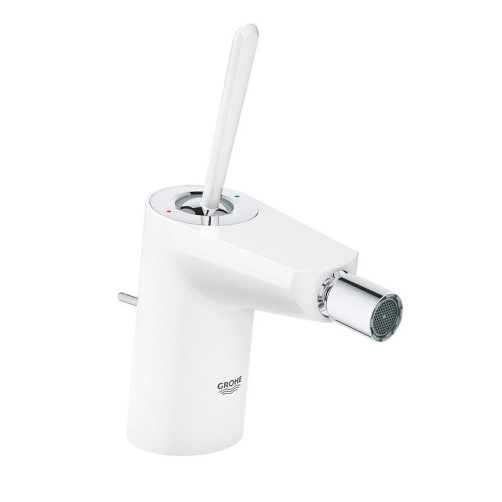 Смеситель для биде GROHE Eurodisc Joy с донным клапаном, белая луна 24036LS0