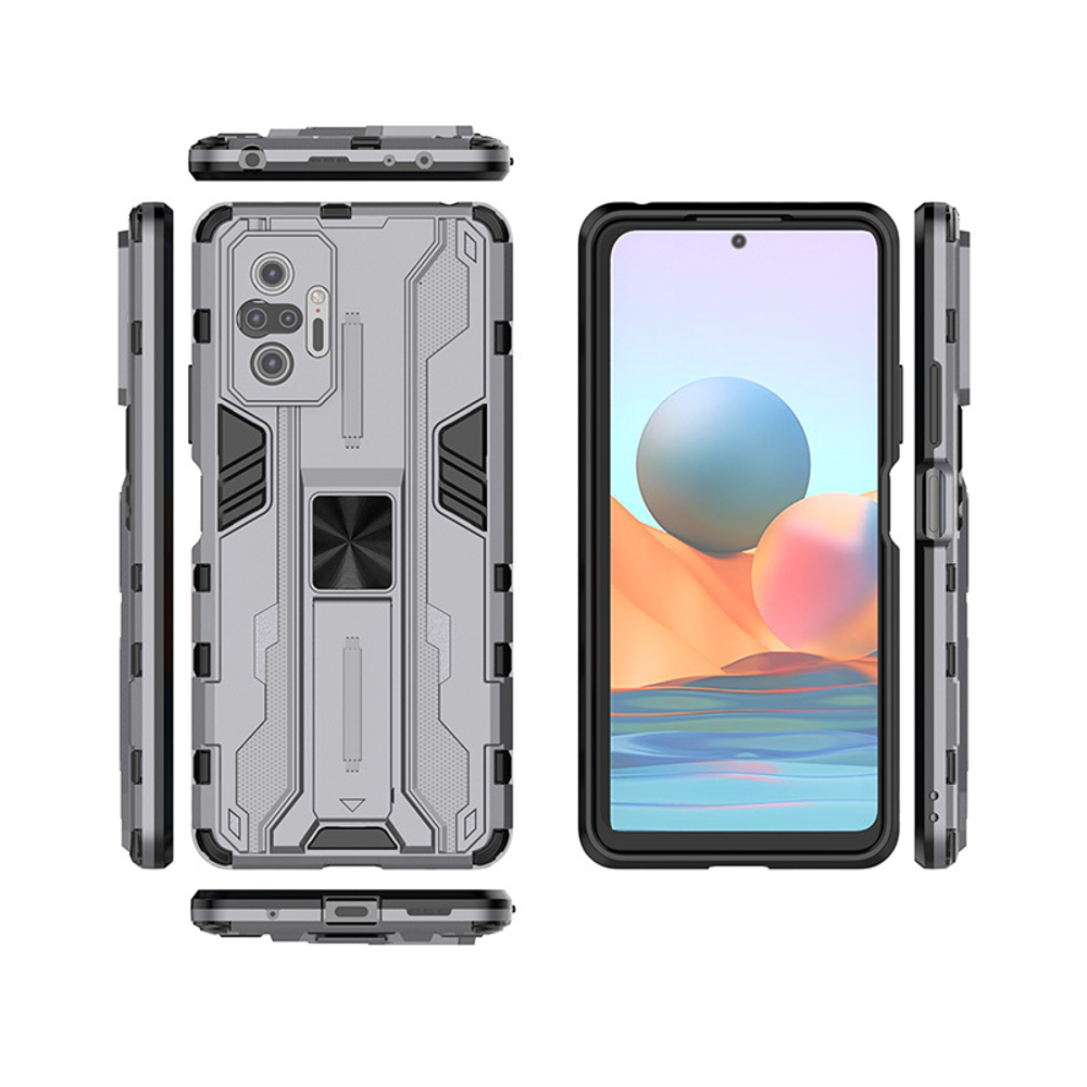Противоударный чехол с подставкой Transformer для Xiaomi Redmi Note 10 Pro