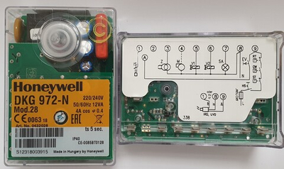 Топочный автомат Honeywell DKG 972-N Mod.28