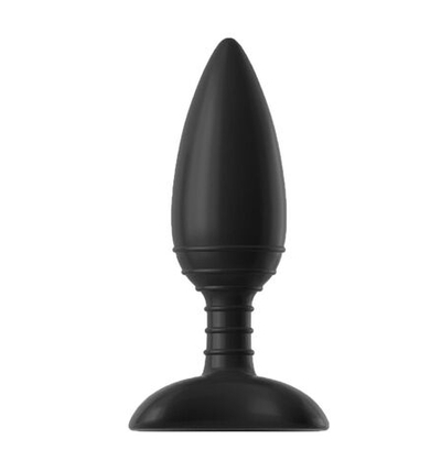 Чёрная вибровтулка NEXUS ACE SMALL с дистанционным управлением - 10 см. (Цвет: черный)