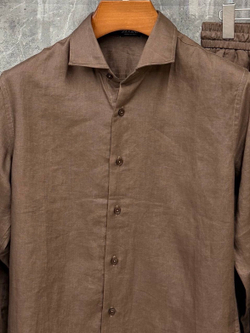 Льняной костюм Zegna