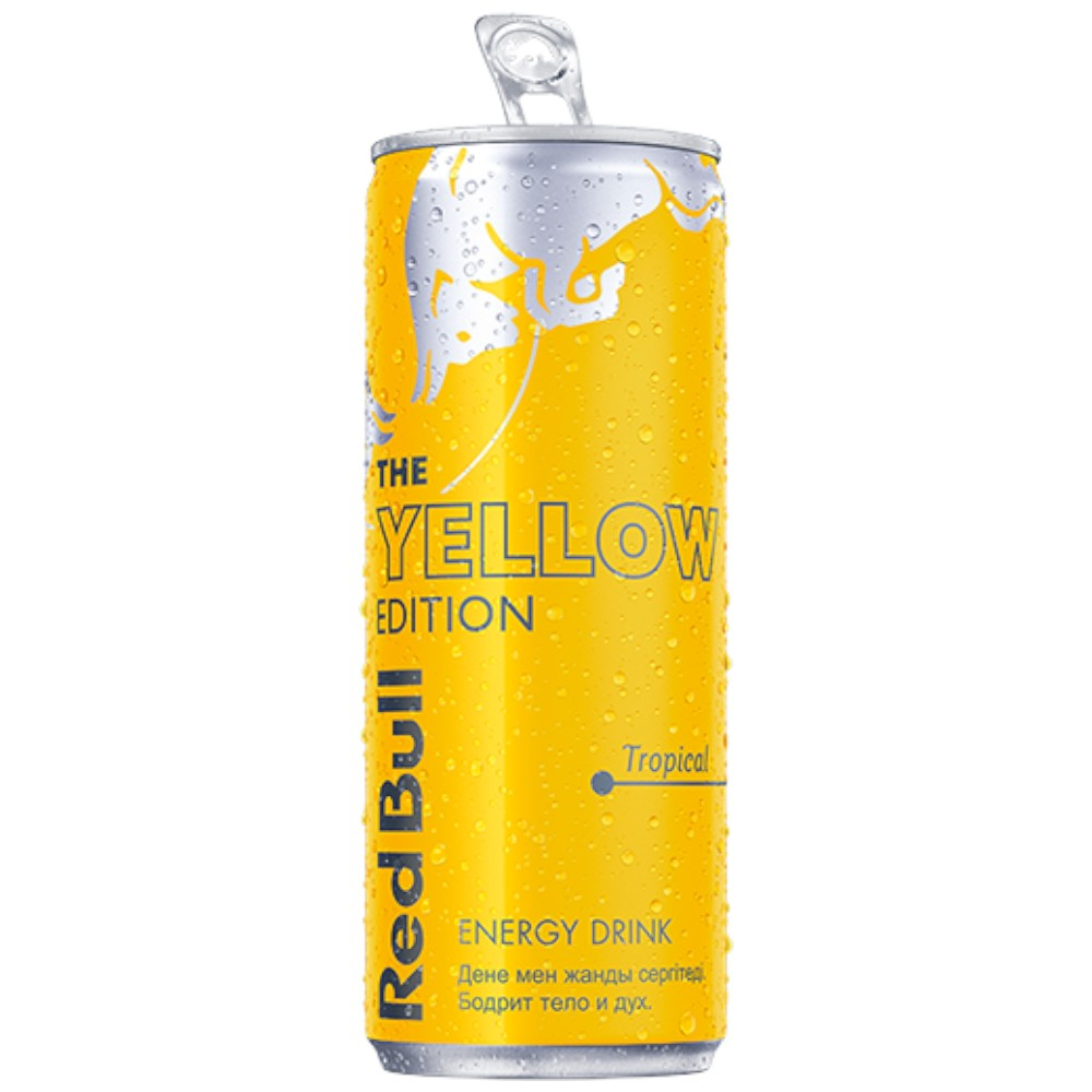 Энергетик Red Bull Yellow Edition 0,25 л.