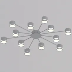 Потолочная люстра  06730-0.3-12 GX53 GREY Reluce