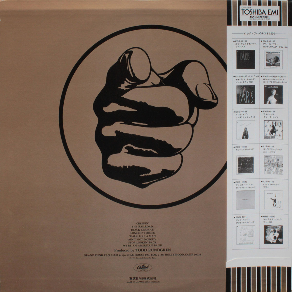 Grand Funk Railroad / We're An American Band (LP)