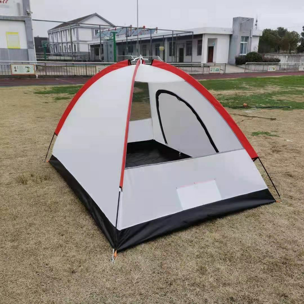 MirCamping 1504-2 двухместная туристическая палатка с тамбуром для кемпинга, рыбалки и отдыха на природе