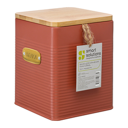 Банка для хранения муки 3.2л Smart Solutions Irmel терракота