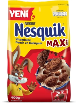 Готовый завтрак Несквик Шоколадные шарики Maxi 400гр.