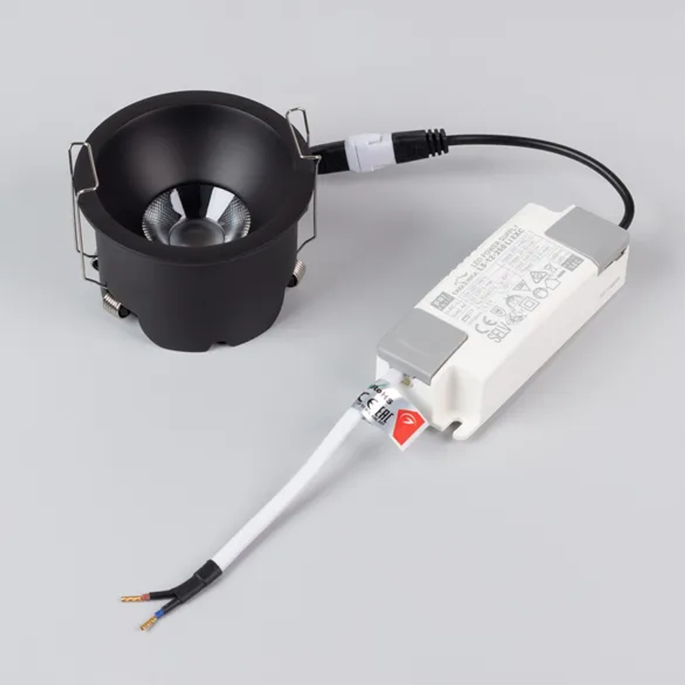 Светильник MS-HARBOR-R82-10W Warm3000 (BK, 36 deg, 230V) (Arlight, IP20 Металл, 5 лет) 048288