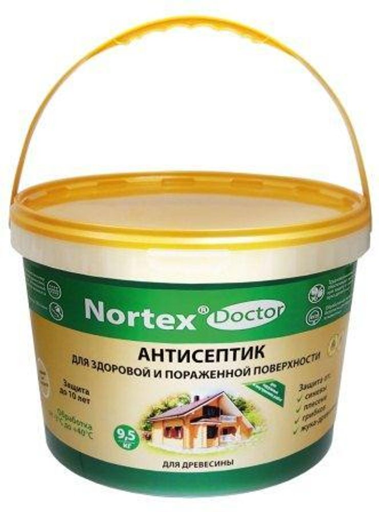 Пропитка антисептик Нортекс-Доктор по древесине 9,5кг Пропитка антисептик Нортекс-Доктор по древесине 9,5кг