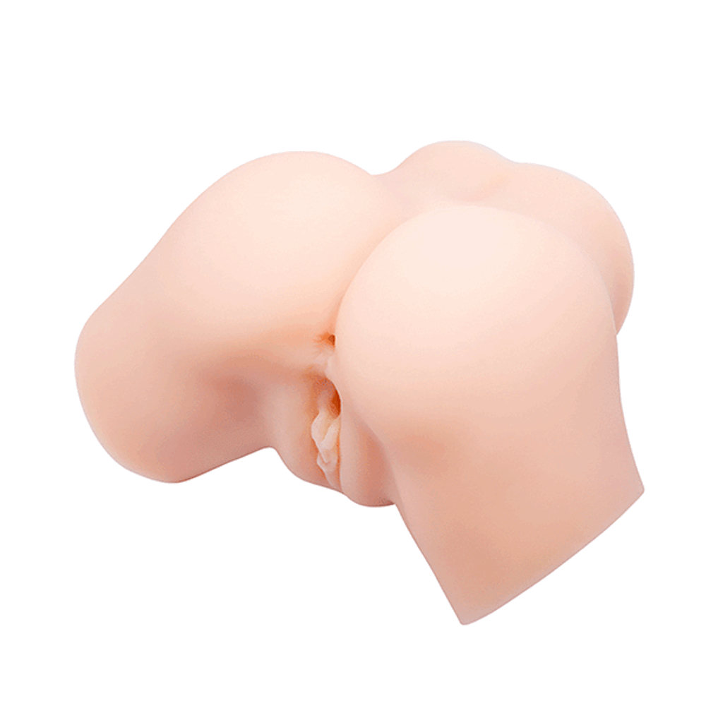 Вибромастурбатор мини-полуторс 23х17,5х12,5см (вагина и анус) Baile Crazy Bull Samantha Realistic BM-00900T71ZK