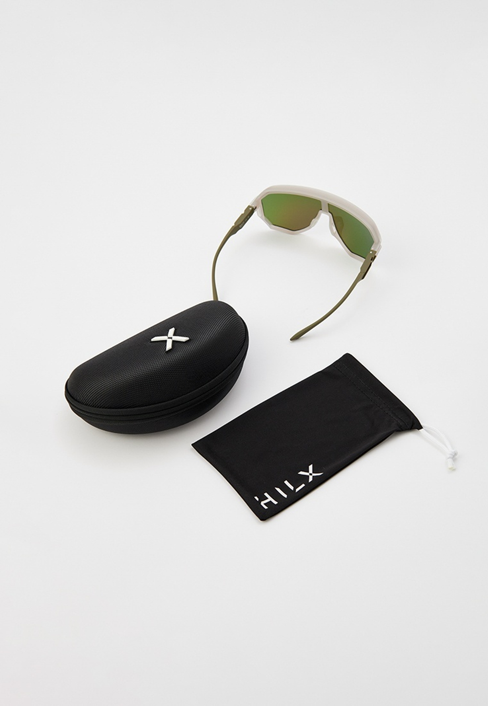 Спортивные очки HILX Newblood / Matt Grey Khaki / Green Lens