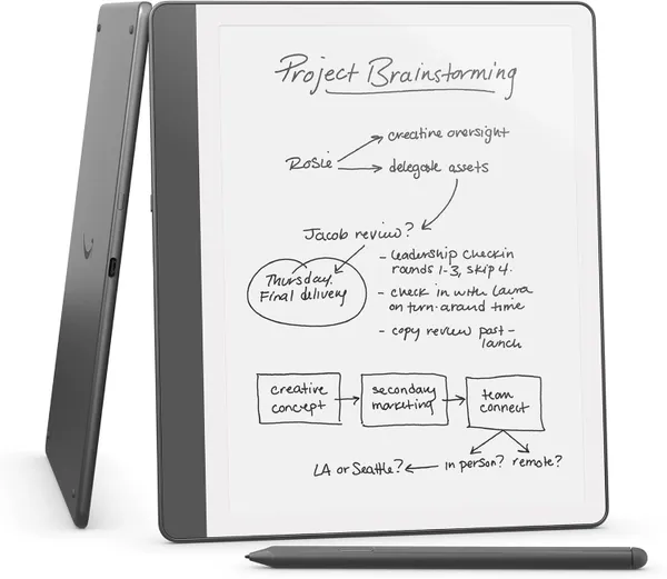 Электронная книга Amazon Kindle Scribe (2024) 16Gb with Premium Pen Серый | Tungsten