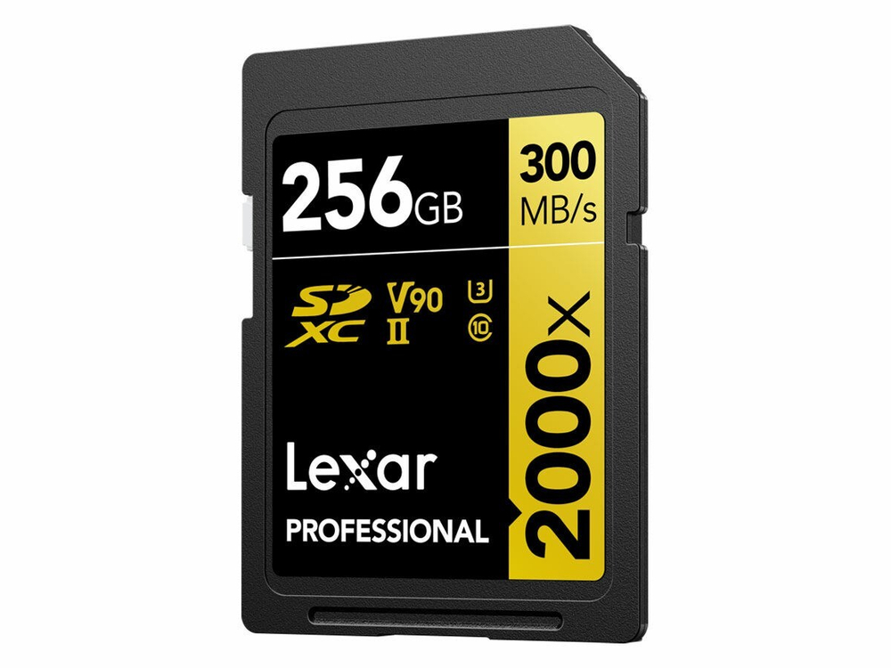 Карта памяти Lexar Professional SDXC 256GB 2000x 300MB/s V90 UHS-II