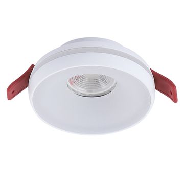 Встраиваемый точечный светильник GU10 CLT 063C1 WH белый Crystal Lux