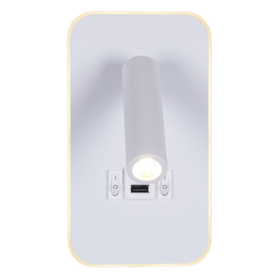 86204-9.2-001KT LED12W+USB WT светильник настенный Reluce, LED